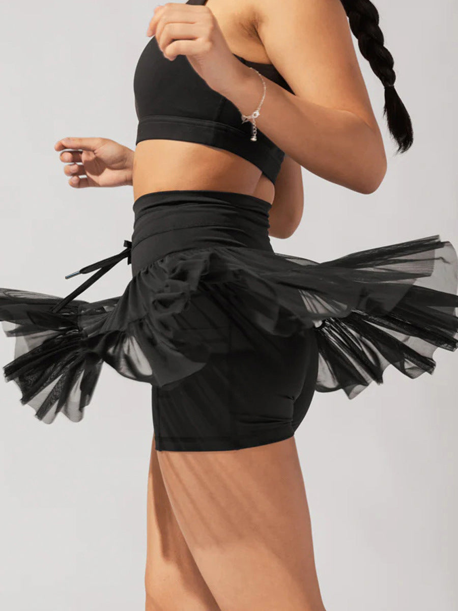 Tiered Ruffle Mini Skirt