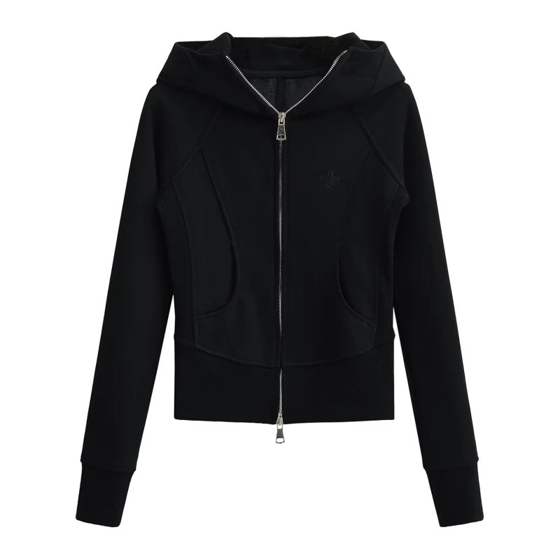 Zip-Up Slim Fit Fleece Jacket