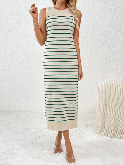 Knit Striped Dress