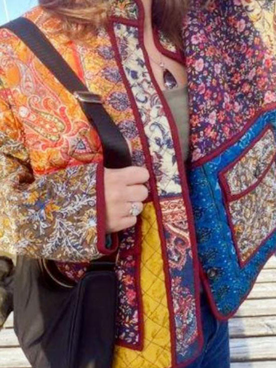 Boho Patchwork Quilted Jacket