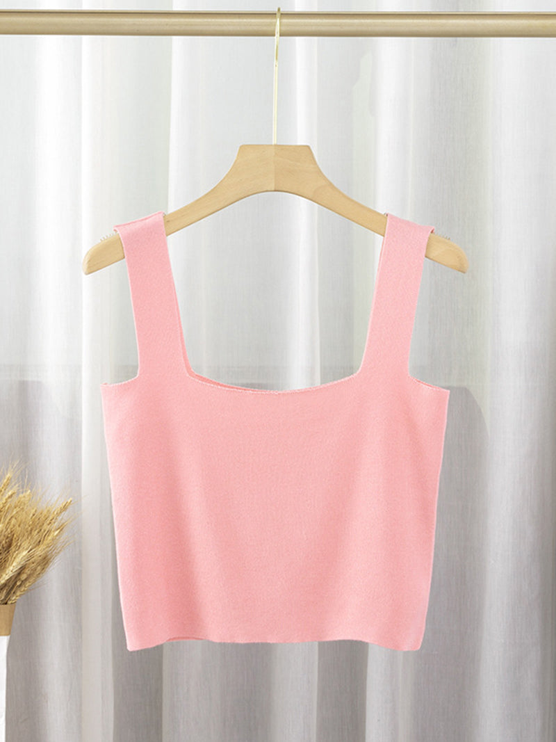 Square Neck Crop Top