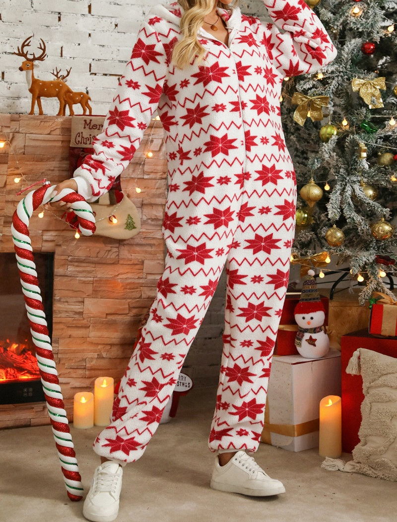 Festive Hooded Christmas Onesie