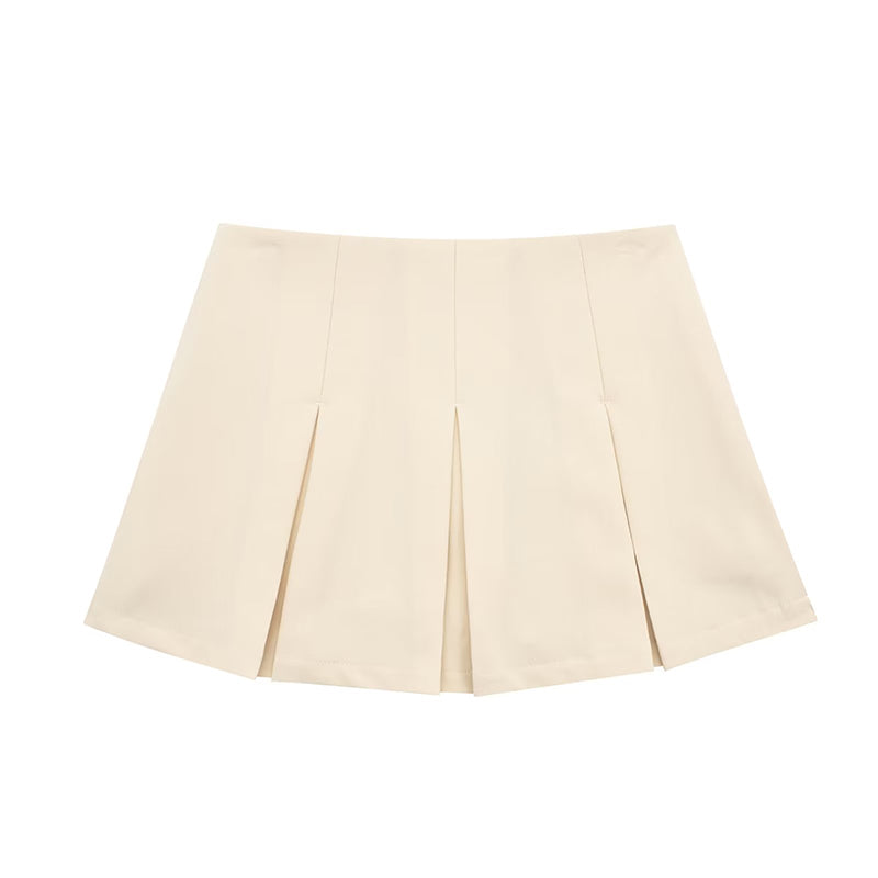 Pleated Mini Skort