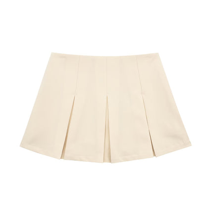 Pleated Mini Skort