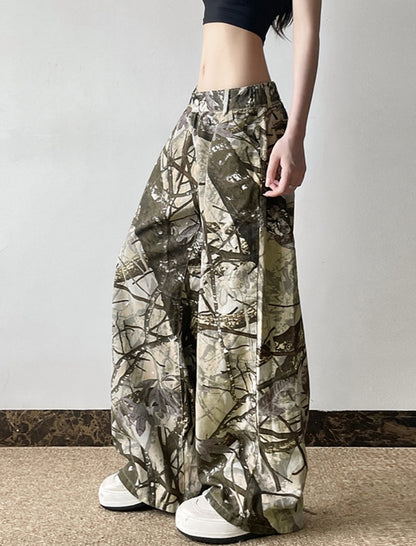 Loose Low-rise Casual Denim Pants