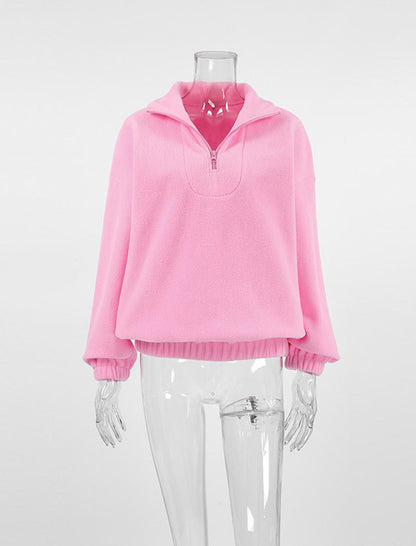 Oversized Quarter-Zip Pullover