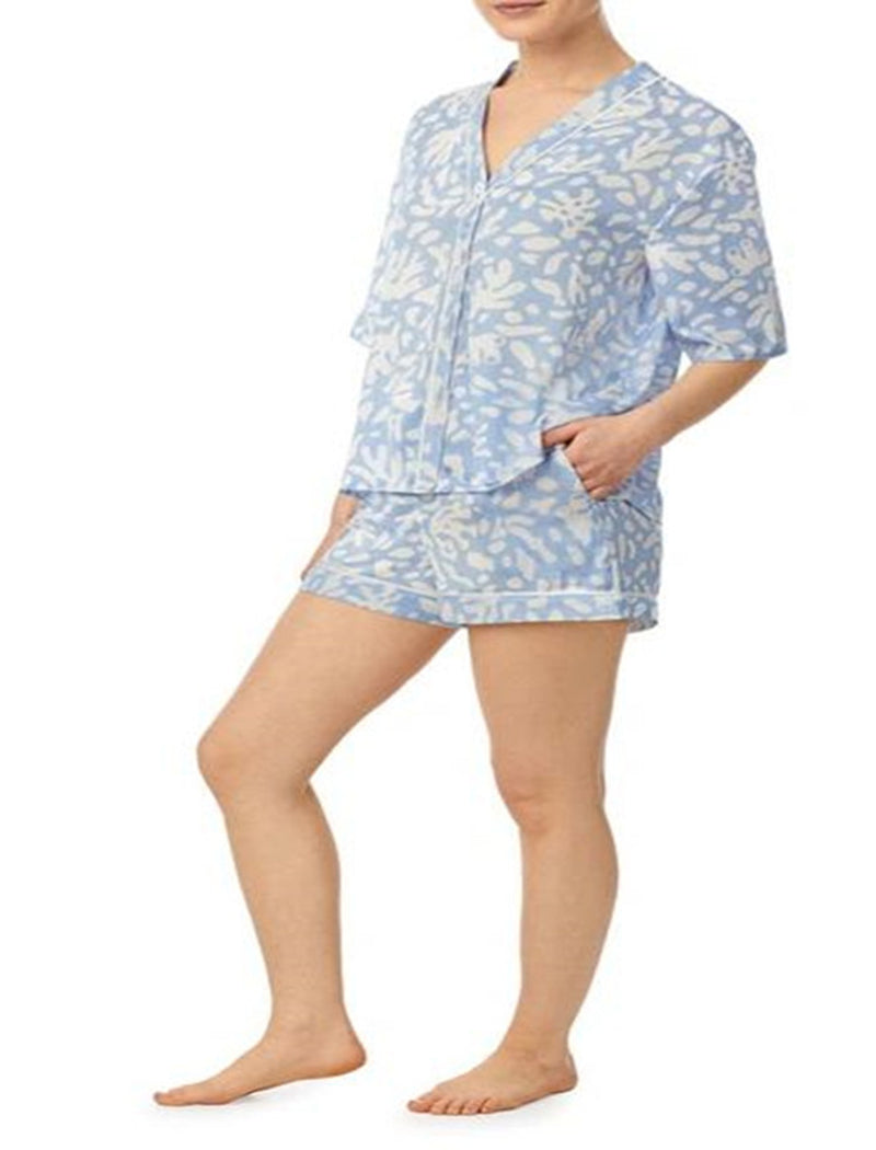 Casual Lounge Set with Ribbed Details