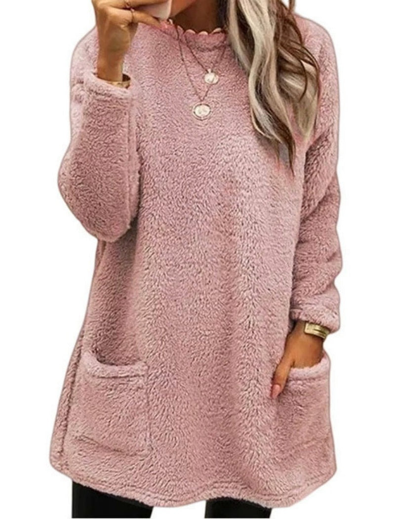 Oversized Fleece Tunic