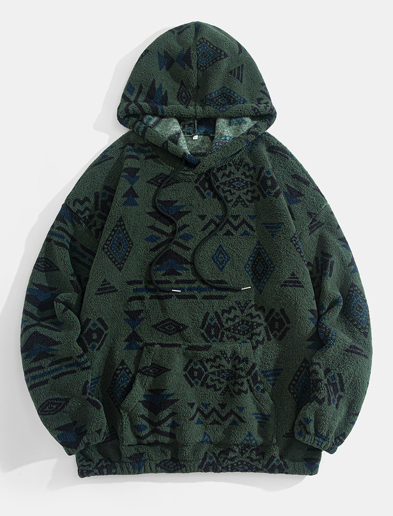 Ethnic Pattern Hoodie