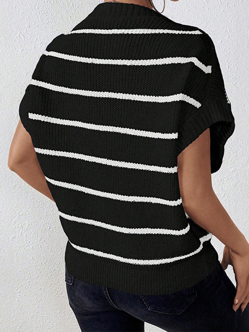 Striped Knit Top