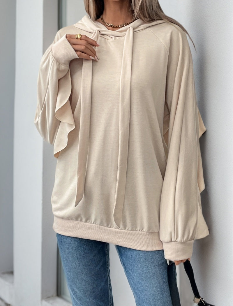 Relaxed Fit Drawstring Hoodie