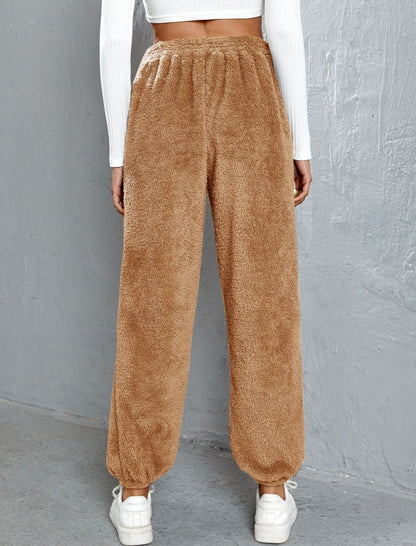 Loose Fit Fuzzy Lounge Pants