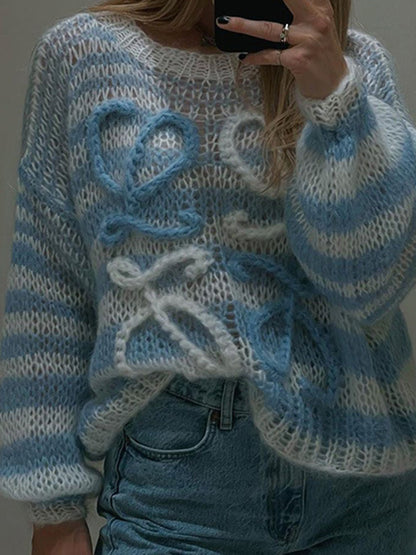 Colorblock Knit Sweater