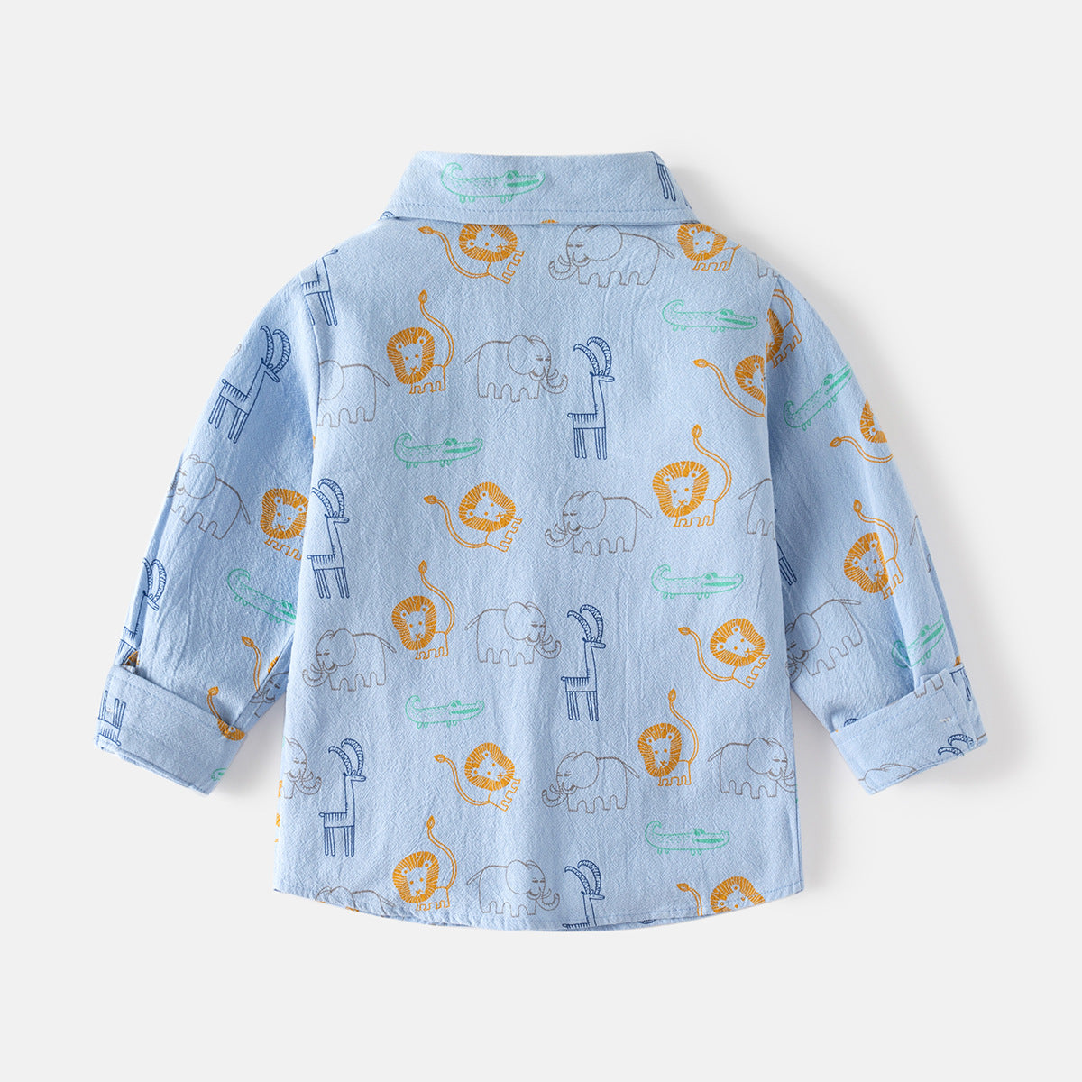 Animal Graphic Button-Up Shirt (Kids)