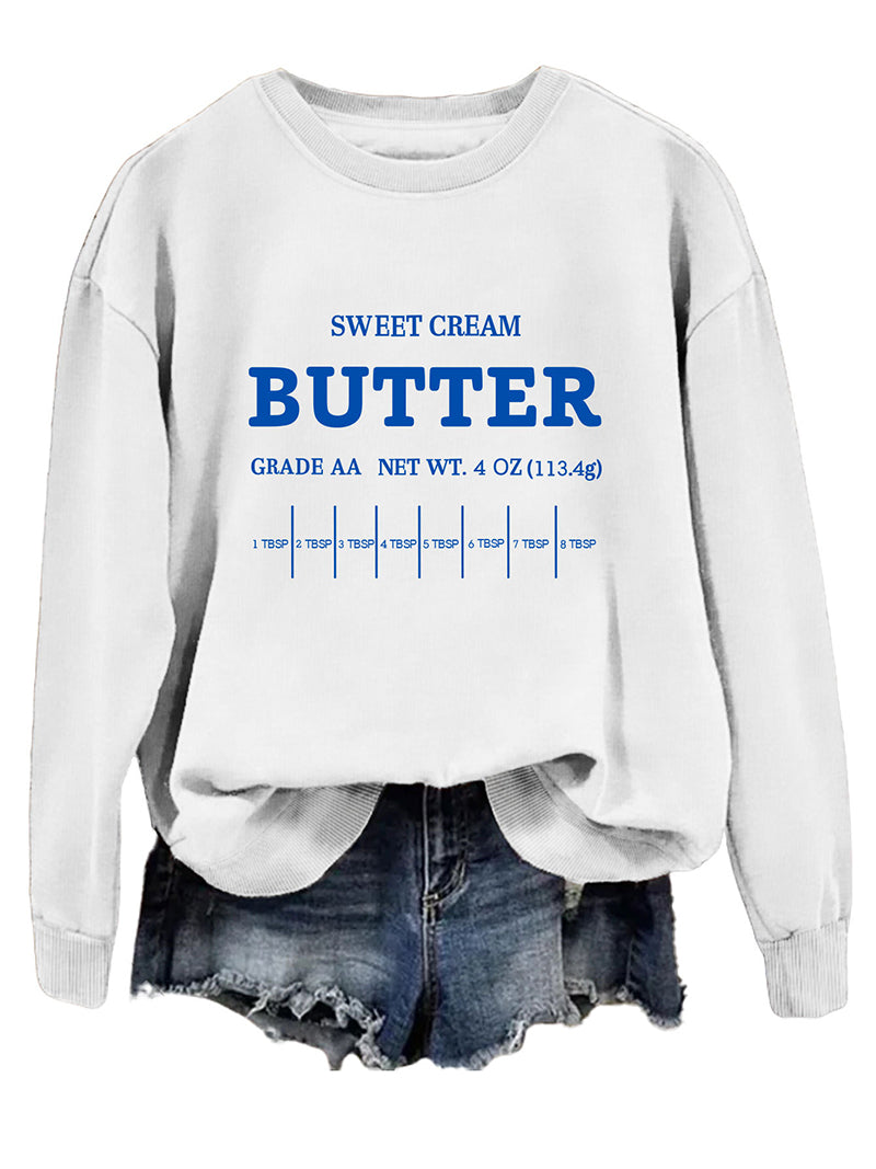 Butter Print Graphic Top