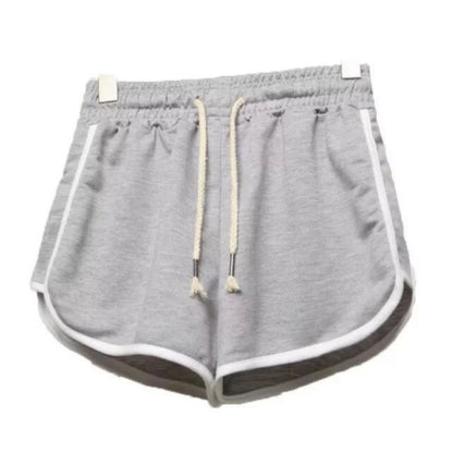 Drawstring Waist Athletic Shorts