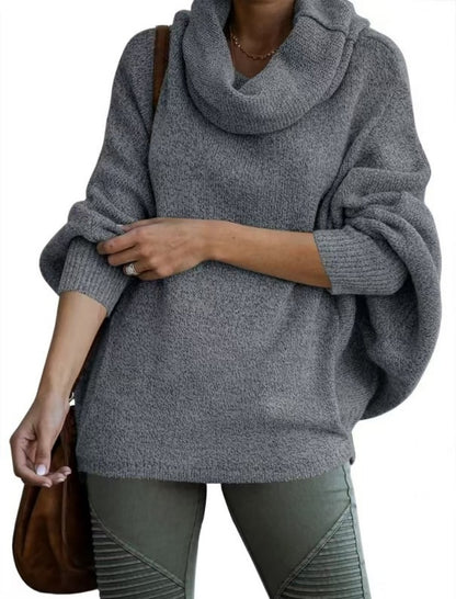 Cozy Cowl Neck Knit Pullover