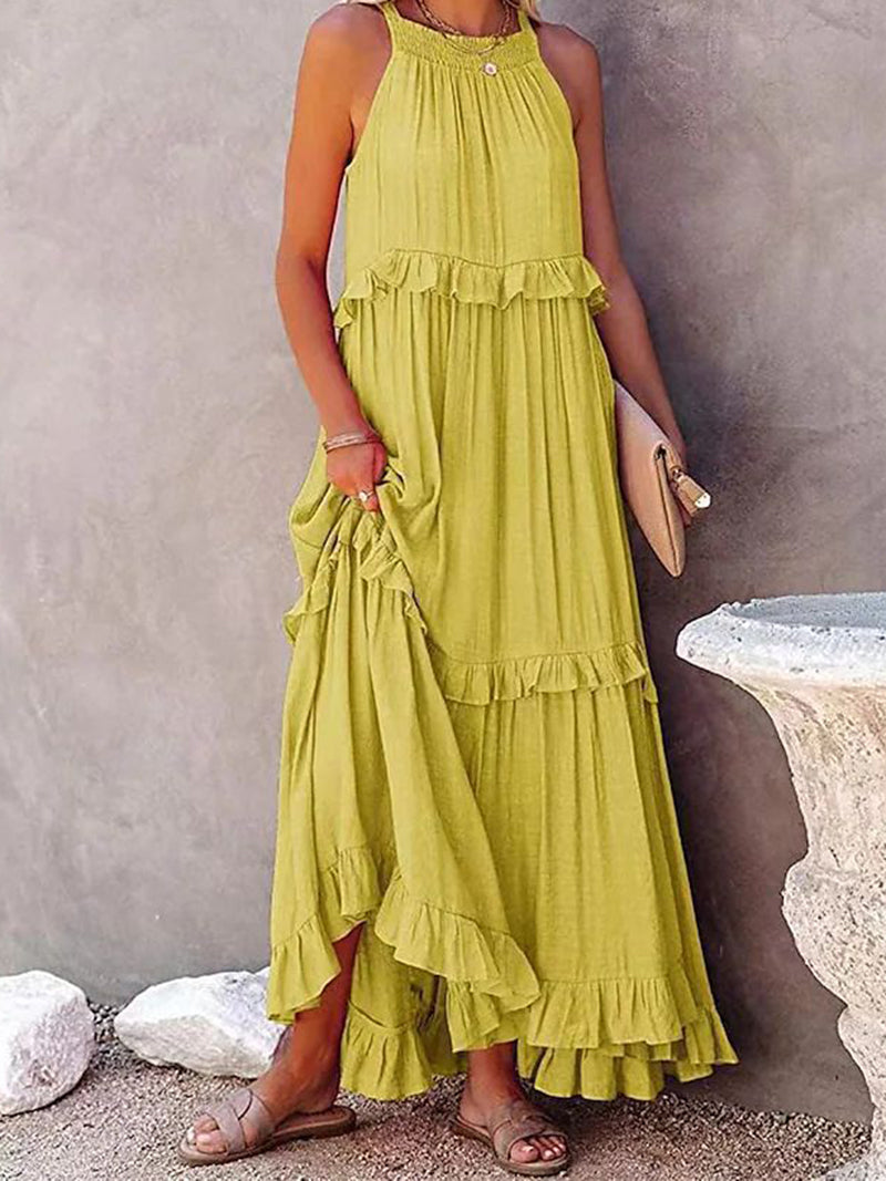 Ruffled Tiered Maxi Dress