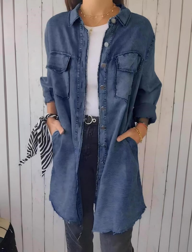 Casual Long Shirt Jacket