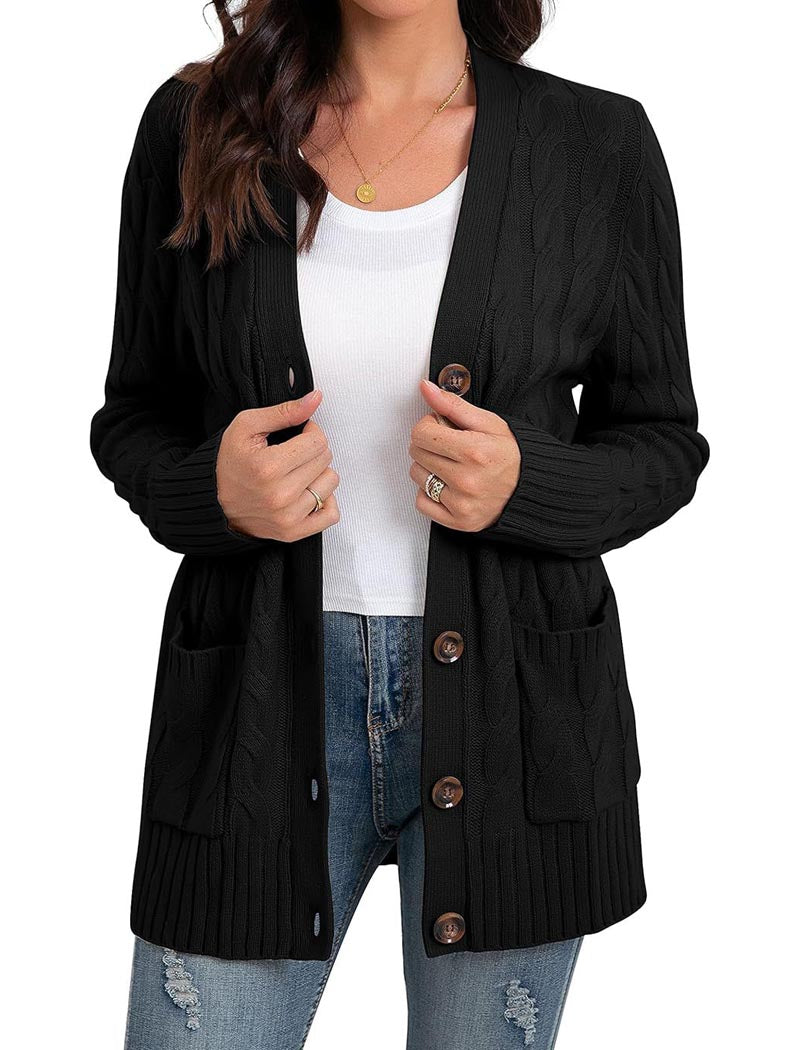 Knit Pockets Cardigan