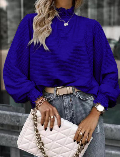 High Neck Long Sleeve Top