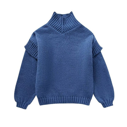 Chunky Knit Hooded Pullover