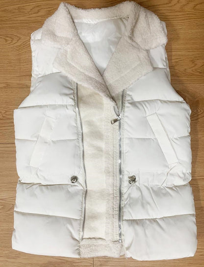 Quilted Sleeveless Puffer Vest