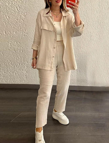 Textured Two-Piece Lounge Set