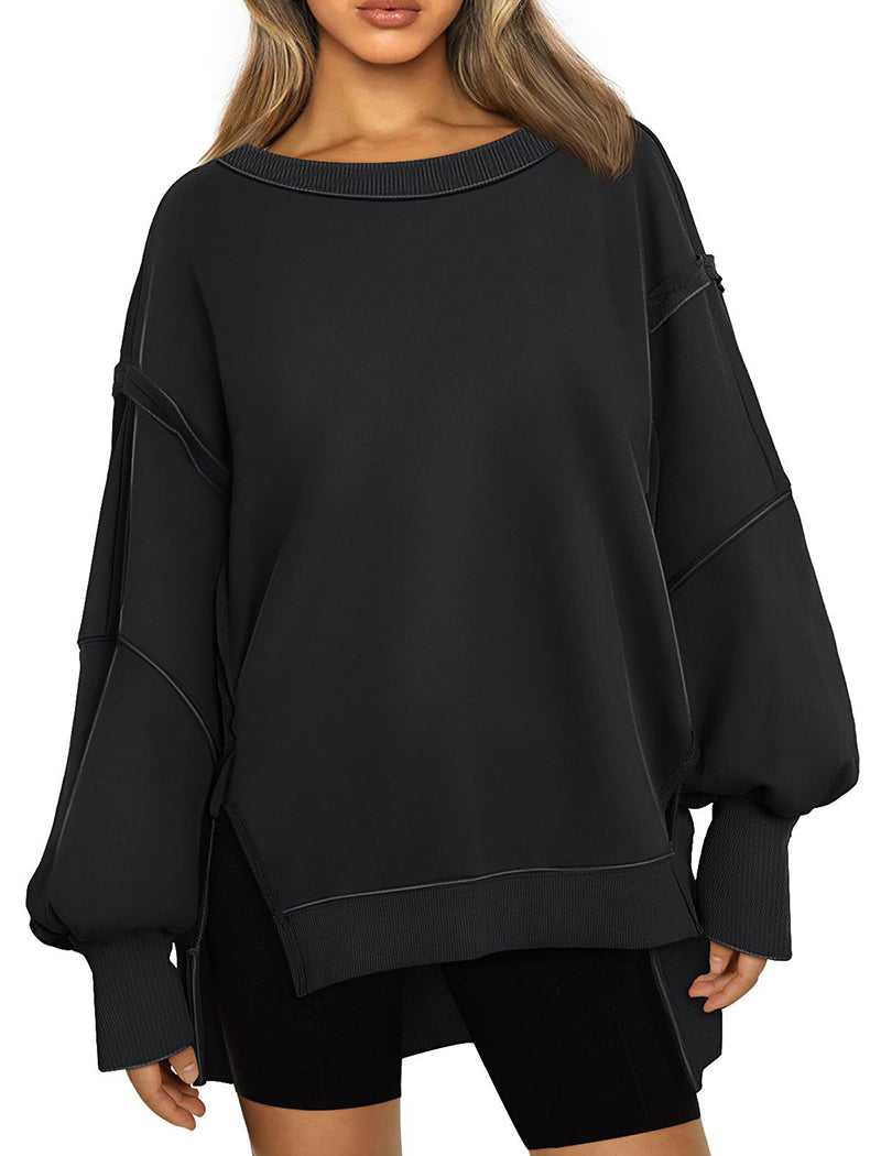 Oversized Longline Pullover
