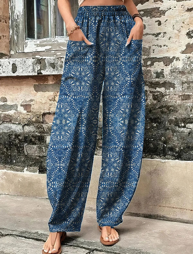 High-Waisted Wide-Leg Pants