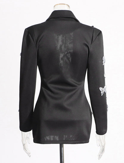 Butterfly Embellished Blazer
