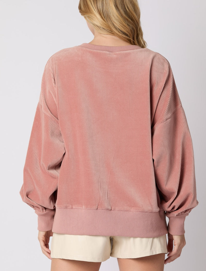 Sequin Cupcake Embellished Pullover