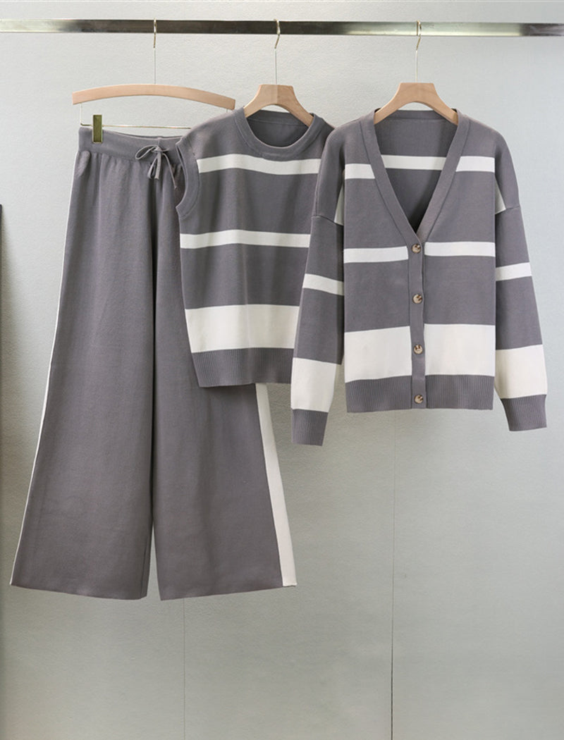 Loose Stripe 3-Piece Set