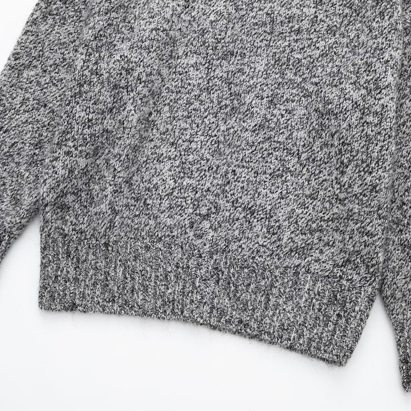 Ribbed Long Sleeve Turtleneck Sweater