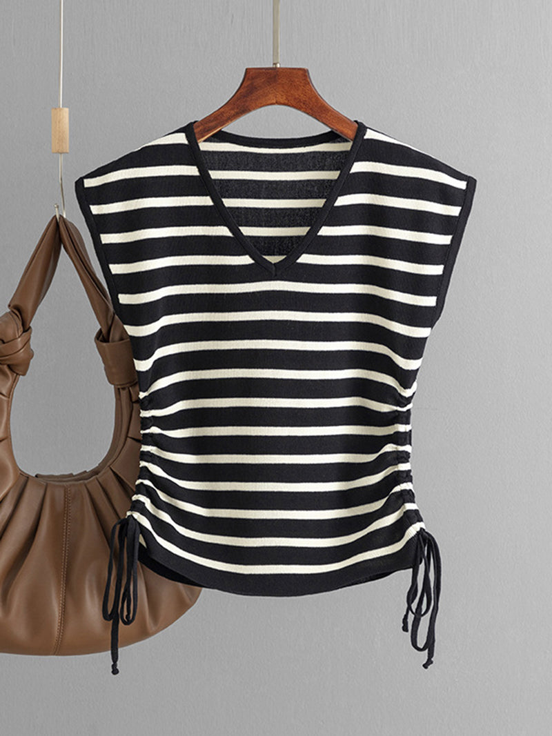 Side Drawstring Top