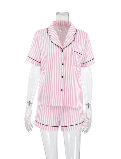 Striped Pajama Two-Piece Set