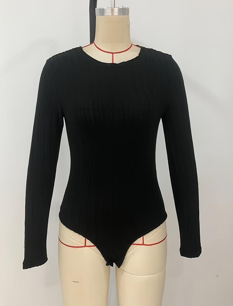 Wave Slim-Fit Long Sleeve Bodysuit