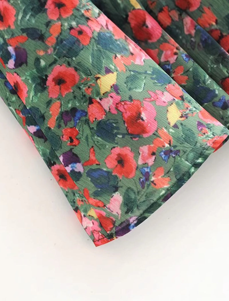 High-Waisted Slit Long Skirt