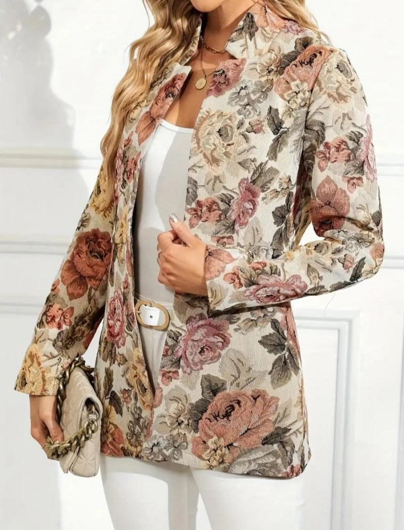 Printed Casual Blazer
