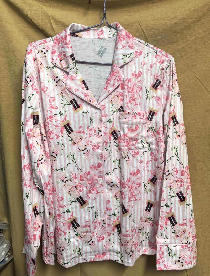 Christmas Print Pajama Set