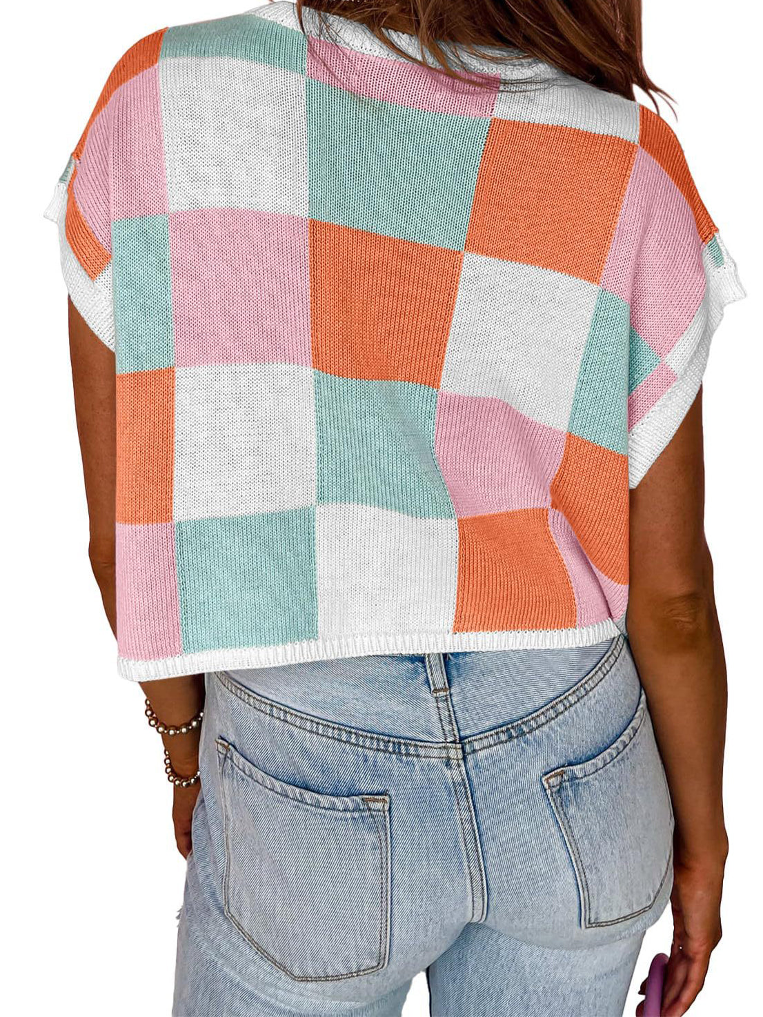 Colorblock Knit Sweater