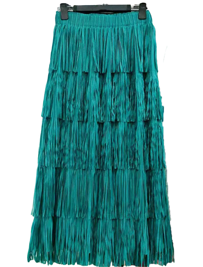 Tassel Cake A-Line Skirt