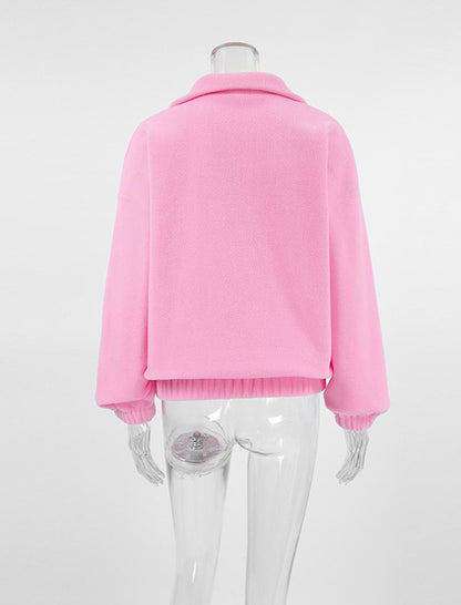 Oversized Quarter-Zip Pullover