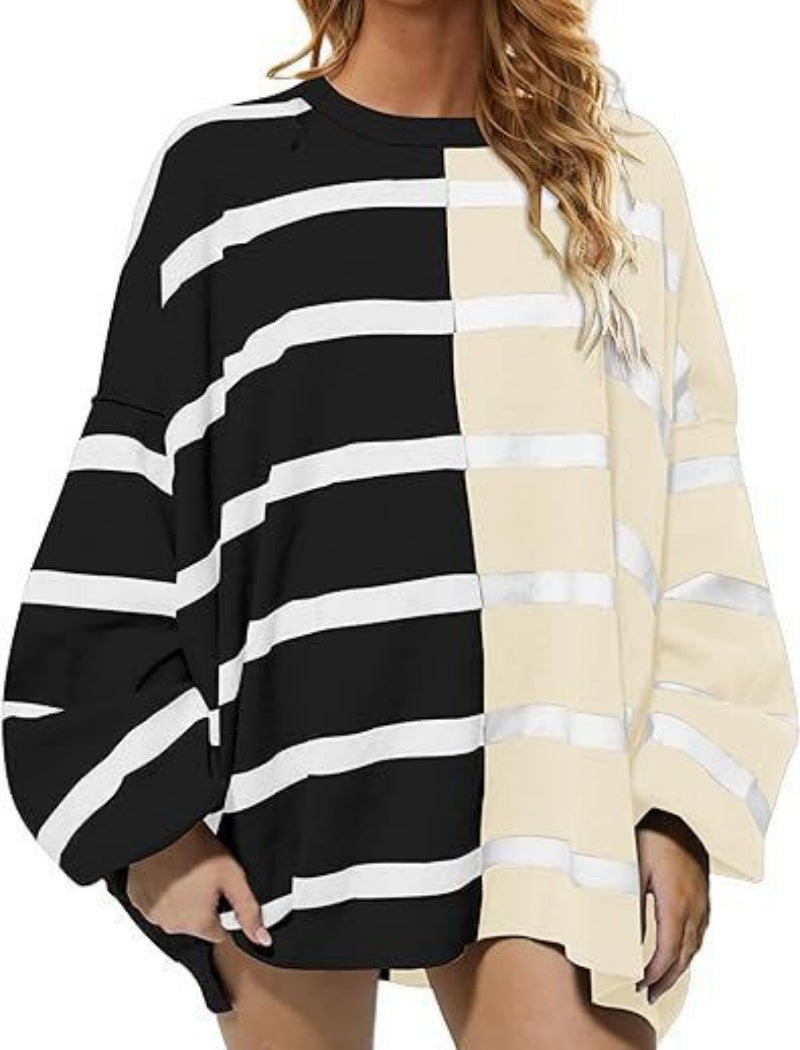 Oversized Striped Sweater