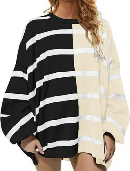 Oversized Striped Sweater