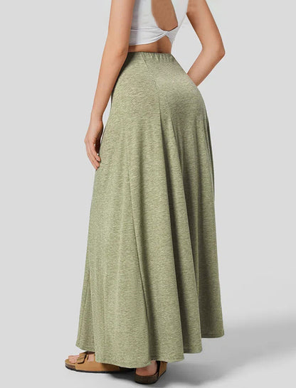 Flowing Maxi Skirt with Side Slit