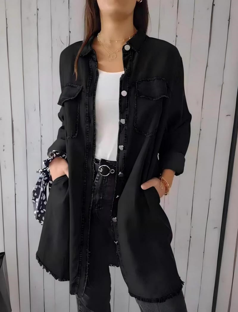 Casual Long Shirt Jacket