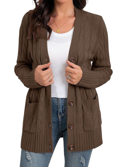 Knit Pockets Cardigan