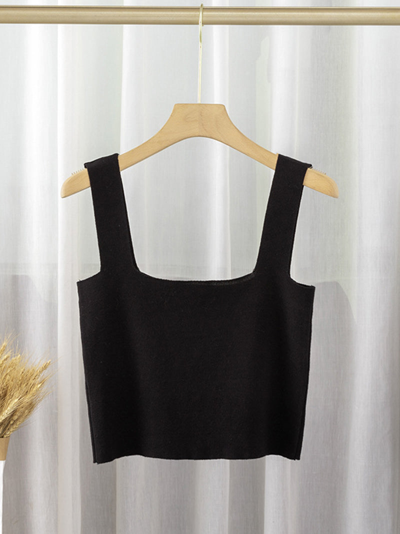 Square Neck Crop Top