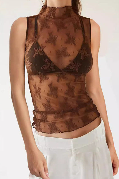 Sheer Lace Top